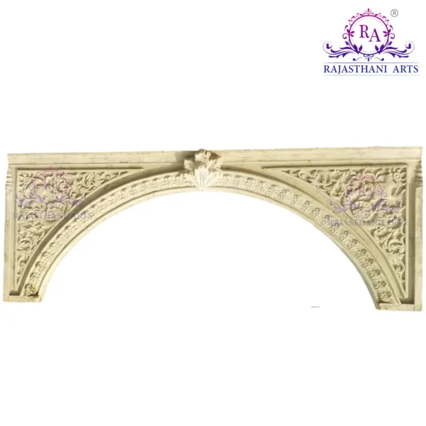 Rajasthani Arts Golden Finish Glass Fiber Arch RAF-44