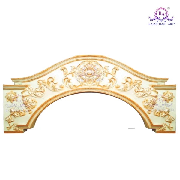 Rajasthani Arts Golden Finish Glass Fiber Arch RAF-38